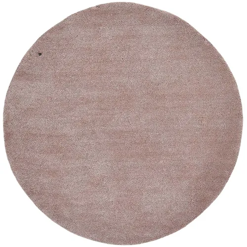 TOM TAILOR HOME Hochflor-Teppich Shaggy Cozy - Runder Teppich in Beige, Ø 140 cm, Höhe 25 mm, weich & kuschelig, ideal für gemütliche Wohnräume, pflegeleicht und Fußbodenheizungsgeeignet.