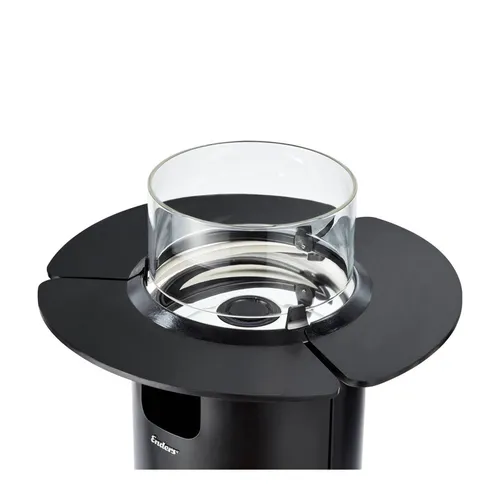 Enders 3er Set Tischablage - Schwarz, stilvolle Gartendeko für einen eleganten Außenbereich