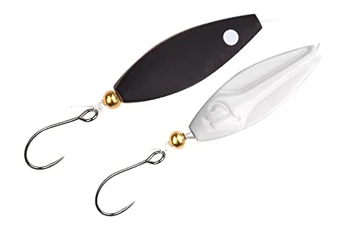 Trout Master Incy Inline Spoon UV 3,0g Black/White von SPRO