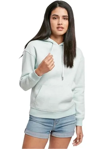 Urban Classics Damen Ladies Color Melange Hoody - Stylischer Kapuzenpullover aus weichem Brushed Fleece, ideal für lässige Looks. Mit Känguru-Tasche und verstellbarer Kapuze für optimalen Komfort.