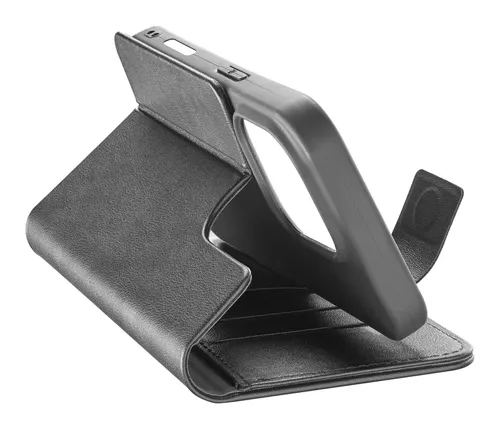 Cellularline Book Agenda 2 Case für Apple iPhone 16 Pro - Taschen & Schutzhüllen mit robustem Kunstleder, integriertem Ständer und RFID-Schutz – ideal für stilvolle Sicherheit.