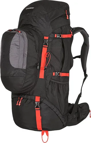 Husky Rucksack Expedice Samont 60+10 l schwarz - Robuster Rucksack für Wanderungen und Expeditionen, mit abnehmbarem Tagesrucksack und atmungsaktivem DAMR-Rückensystem für optimalen Tragekomfort.