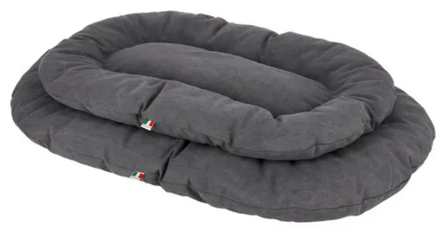 Kerbl Liegekissen Lucca grau 80 cm für Hunde - Bequemes und stilvolles Tierbett für Hunde, ideal zum Entspannen. Das hochwertige Material sorgt für einen angenehmen Liegekomfort.