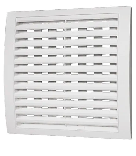 ERA 150x150mm Regulierbares LÜFTUNGSGITTER, Weiß, Kunststoff, Kind, Verschließbares Ventilation Gitter Abluftgitter Zuluft Entlüftung Belüftung