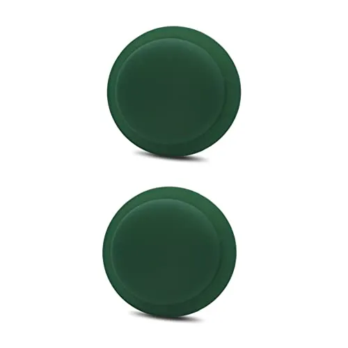 CoverKingz [2er Pack] Silikonhülle kompatibel mit AirTags 2021 klebend – Air Tag Selbstklebende Hülle - Klebehalterung – Airtag Aufkleber – Silikon Case Halterung Dunkelgrün