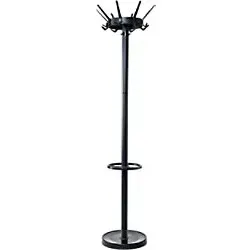 MAUL Kleiderständer Caligo 9408090 - Garderobe mit 32 Haken, stabil und stilvoll in schwarz, perfekt für Empfangsräume und Wartebereiche.