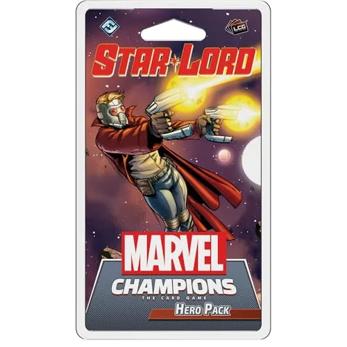 Fantasy Flight Games, Marvel Champions, Hero Pack: Star-Lord, Card Game, Ages 14+, 1 to 4 Players, 45 to 90 Minutes Playing Time