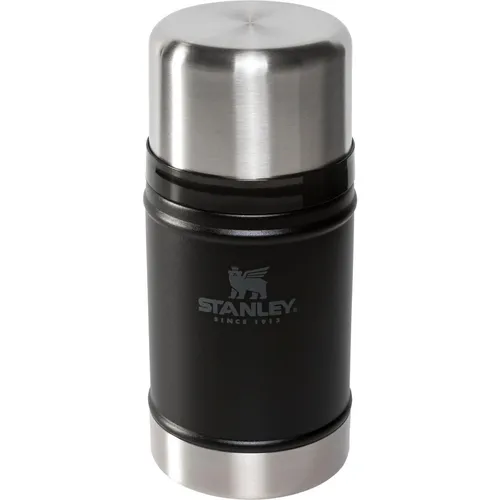 Stanley Food Jar 0,70 L Matte Black Pebble - Thermos-Lebensmittelbehälter, isoliert und perfekt für unterwegs