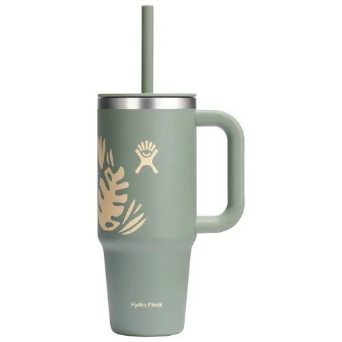 Hydro Flask 24oz All Around Travel Tumbler - Grüner Isolierbecher - Isolierflasche für unterwegs mit vakuumisolierter Edelstahlkonstruktion, die deine Getränke heiß oder kalt hält.