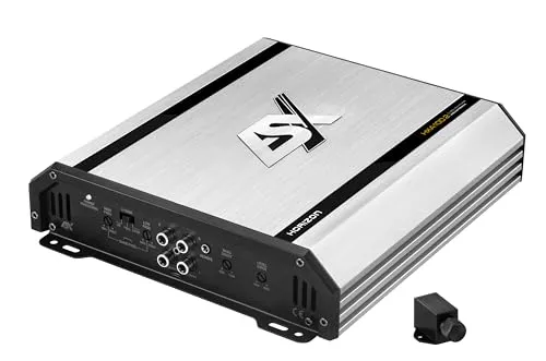 ESX HXA100.2 - 2-Kanal CLASS A/B Verstärker mit Basspegel-Fernbedienung - Hifi-Verstärker mit 440W max, regelbare Hochpass- und Tiefpass-Filter sowie Bass Boost für optimalen Sound. Ideal für Audiophile, die Leistung und Flexibilität schätzen.