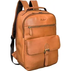 Benthill Rucksack aus Echtleder | Hochwertiger Trekkingrucksack für Damen und Herren - Braun - Eleganter Rucksack aus naturbelassenem Rindsleder mit viel Stauraum. Ideal für den Alltag oder Ausflüge, bietet er Robustheit und Komfort. Ein stilvolles Geschenk für jeden Anlass!