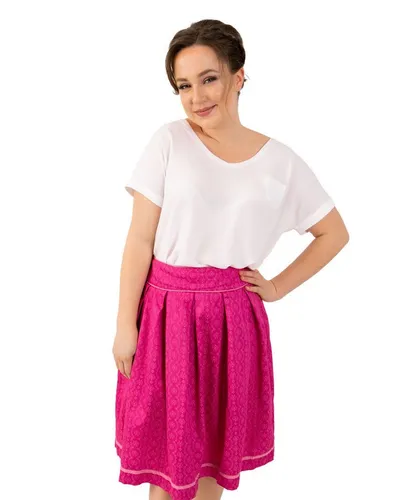 Ramona Lippert Trachtenrock Alexandra (42) - Trachtenrock für Damen, schmeichelt jeder Figur und ideal für traditionelle Anlässe wie Oktoberfest oder Volksfeste, hochwertig verarbeitet mit Reißverschluss und Taschen.