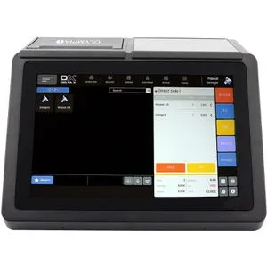 Olympia T110 Registrierkasse Touch - Card-Reader für Gastronomie & Handel mit 10,1 Zoll Touchdisplay und schnellem Thermodrucker für 80 mm Bons. Ideal für hohe Effizienz und Benutzerfreundlichkeit.