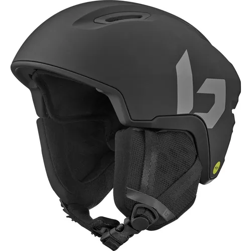 Bollé Atmos MIPS Snow Helm, Black Matte, Large - Helm für Unisex-Erwachsene mit einstellbarem Belüftungssystem für optimalen Komfort und MIPS-Technologie für verbesserten Aufprallschutz.