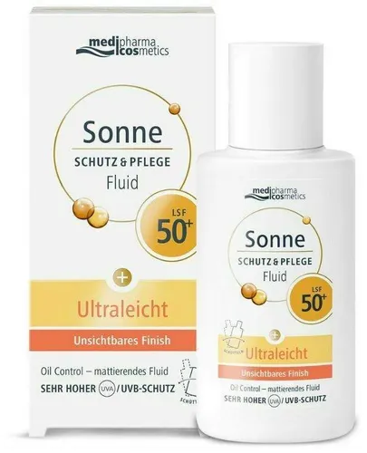 Sonne Schutz & Pflege Fluid Ultraleicht Lsf 50+