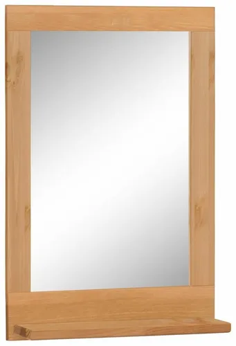Home affaire Badspiegel JOSIE, aus Massivholz, 40x60 cm, aus Massivholz, mit Ablage