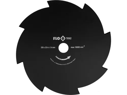 8-Zahn-Schneidscheibe für Motorsense 250 mm, 25,4 mm