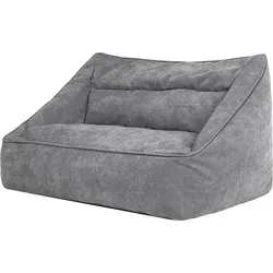 icon Sitzsack Sofa Chenille Cecilia, Grau