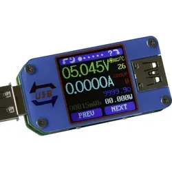 Joy-it JT-UM25C USB Multimeter - Sonstige Messgeräte mit Quickcharge-Unterstützung, 24V und 5A Messbereich sowie 1,44