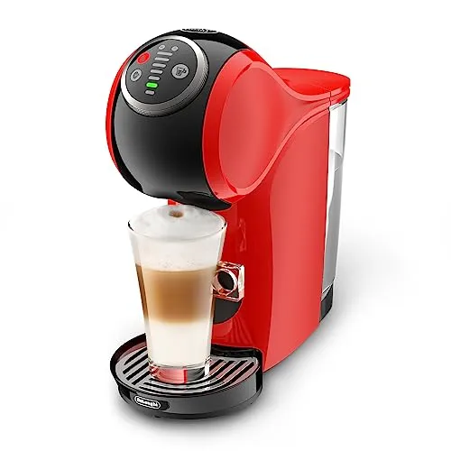 DeLonghi Dolce Gusto EDG315.R GENIO S PLUS - Kapselkaffeemaschine - 1-Tassen-Kaffeemaschine mit hochwertigem Material, flexibler Gestaltung und langlebigem Design für perfekten Kaffeegenuss.