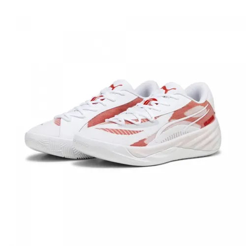 Puma All-Pro Nitro Team Basketballschuhe EU 44 - Halbschuhe für Herren mit innovativem NITRO™-Schaum für optimale Dämpfung und Reaktionsfähigkeit. Ideal für Training und Spiel, kombiniert Stil und Leistung.