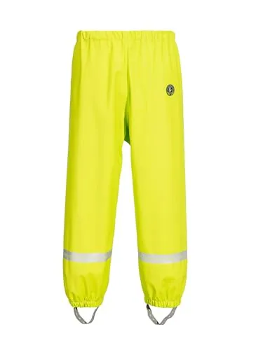 SCHIETWETTER Unisex Kinder Regenhose Pixie, Matschhose, Buddelhose, Jungen, Mädchen, wasserdicht, ungefüttert Lime 128