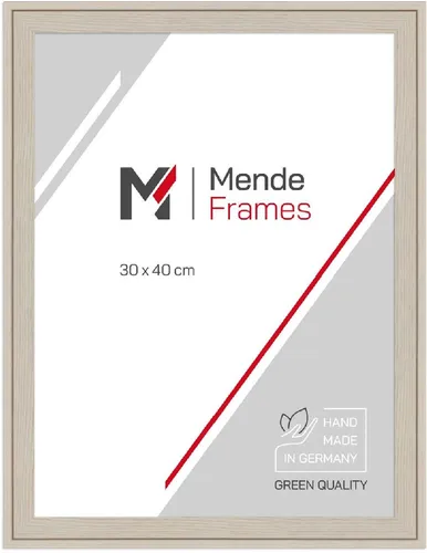 MendeFrames Holzrahmen H120 creme 18x24 cm Normalglas