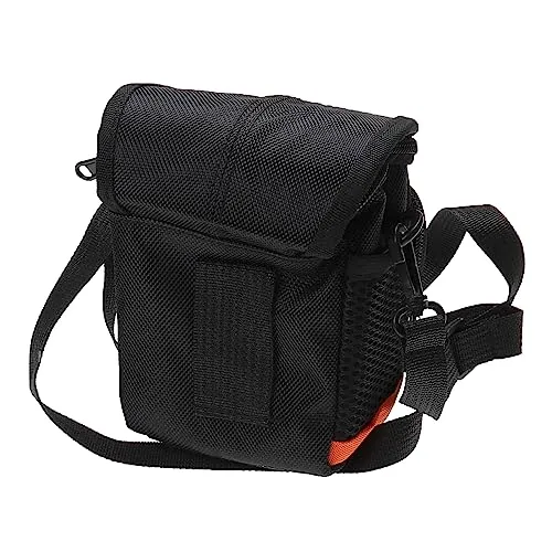 vhbw Kameratasche kompatibel mit Canon PowerShot SX510 HS, SX530 HS, SX400 is, SX520 HS Kamera - schwarz, inkl. Schultergurt, 155 x 116 x 92 mm