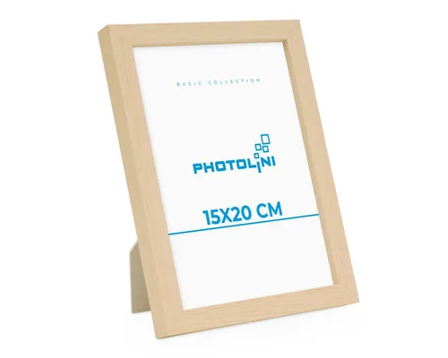 PHOTOLINI Bilderrahmen Poster-Einzelrahmen Modern Schmal in beige von Photolini