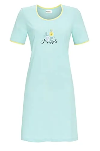 Ringella Damen Nachthemd mit Motivdruck Mint 36 3211014,Mint, 36