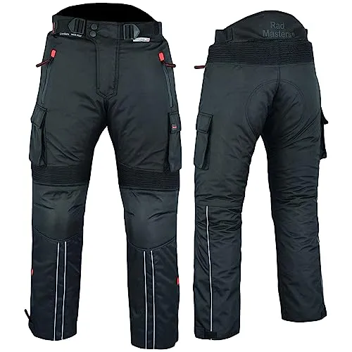 BULLDT Motorradhose Herren mit Protektoren und Cargotaschen