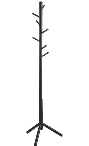 AC Design Furniture Yannick Kleiderständer - Stylischer Kleiderständer aus Holz in Schwarz, ideal für Erwachsene und Jugendliche, freistehend und perfekt für jedes Zimmer.