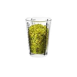 Gefu Mini- Messbecher MESSI , transparent/klar , Glas , Maße (cm): H: 8,4 Ø: 6
