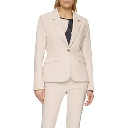 s.Oliver BLACK LABEL Jackenblazer beige-lila 46 - Eleganter Indoor-Blazer in Lila/Pink, ideal für Business-Mode. Bequem durch den Elasthan-Anteil und stilvoll durch die hochwertige Baumwoll-Polyester-Mischung.