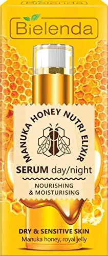 Manuka Honey Nutri Elixir - Nährendes Serum für die Haut - Augenpflege mit innovativer Nährformel, die empfindliche Haut intensiv befeuchtet und für ein geschmeidiges Hautgefühl sorgt.