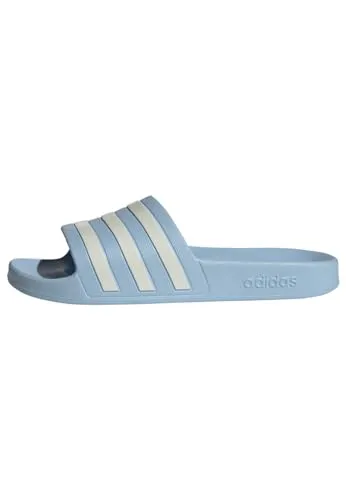 ADIDAS Damen Badeslipper Aqua adilette - Klassische Badeschlappen für den perfekten Komfort. Mit schnell trocknenden Materialien und einem dämpfenden Fußbett sind sie ideal für Dusche, Schwimmbad und Freizeit.