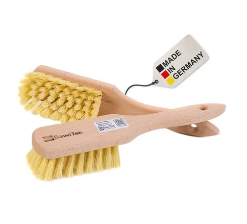 BawiTec Reinigungsbürste 2 Reinigungsbürsten Stielbürsten 265mm Schrubberbürsten Set, (Doppelpack)
