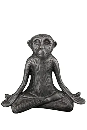 GILDE Deko Tierfigur Skulptur Yoga AFFE Monkey von GILDE
