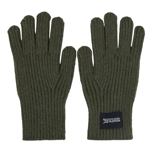 Regatta Uni Connora Strick-Winterhandschuhe in grün von Regatta