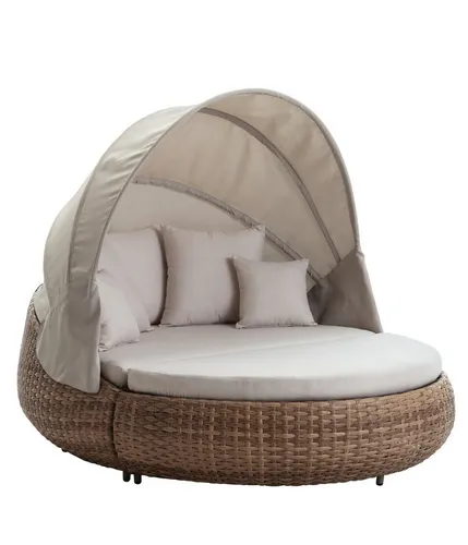 Produktbild Dehner Gartenlounge-Set Sunlounger Daybed Tulum