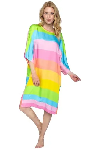 Emily van den Bergh Damenkleid 8494 - Mehrfarbig, Größe 40 - Damen-Kleider, elegantes Design mit lebendigen Farben, perfekt für besondere Anlässe oder den Alltag.