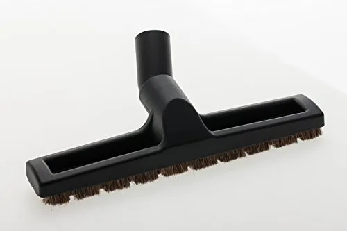 daniplus© Hartbodendüse mit Borstenleiste 35mm / Bürsten aus Naturhaar mit Rolle, passend für Miele, Siemens, Bosch und andere