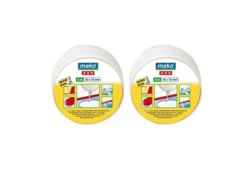mako Malerset mako Knickwinkel Winkel-Profil selbstklebend 18mm x 18mm, 5m Rolle, (2-St)