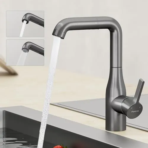 Mai & Mai Küchenarmatur mit ausziehbarer Brause in grau von Mai & Mai