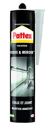 Pattex Kleber für Glas, transparenter Dichtstoff, 300 g