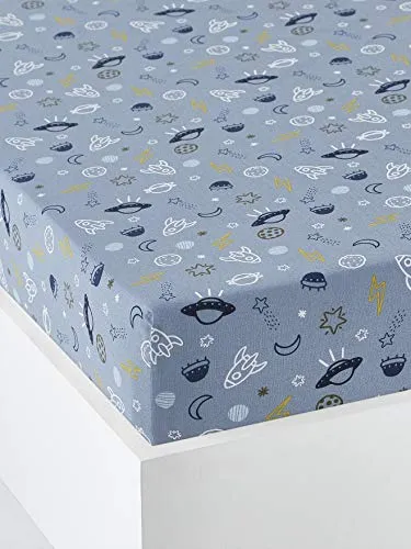 Vertbaudet Vertbaudet Cosmosbleu Kinderbezug, 90 x 200 cm