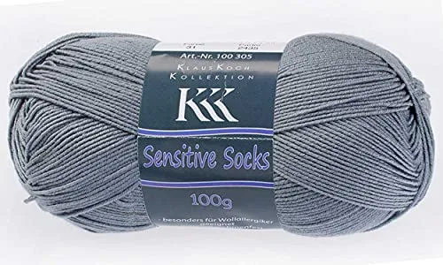 KKK-Online Sockenwolle Sensitive Socks grau