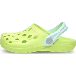 Ladeheid Clogs Kinder Schuhe für Mädchen und Jungen leichte Gartenclogs Gartenschuhe Kinder LA-CA-14 (Pistazien, 33/34 EU). - Grün - 33-34
