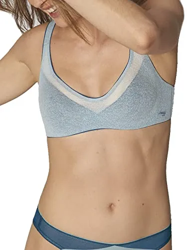 Triumph Sloggi Bügelloser BH Oxygene Infinite Soft Bra, Color: Sea Green, Size: M