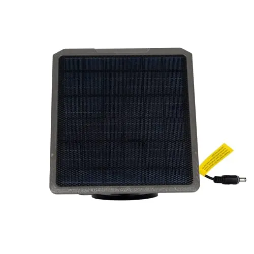 GardePro SP300 Solarpanel für Wildkamera, Stecker 5,5 x 2,1mm für GardePro Jagdkamera E6 2.0 Pro, E6P, E6P Max (E6PMB), E8 2.0 Pro, E8P, E8P Max (E8PMB), E9 2.0 Pro, X50 Pro Max, X70 Pro